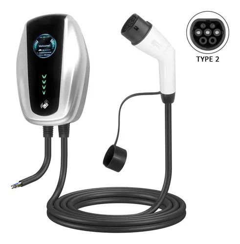 Cargador De Auto Eléctrico Wallbox 7kw 32a Conector Gbt O T2
