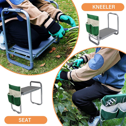 Asiento Plegable Y Duradero Jardín Bolsa Herramientas ...