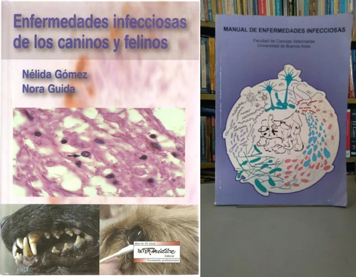Combo 2 Libros Enfermedades Infecciosas De Caninos Y Felinos