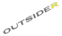Comprar Emblema Sticker Adhesivo Renault Kwid Outsider Original