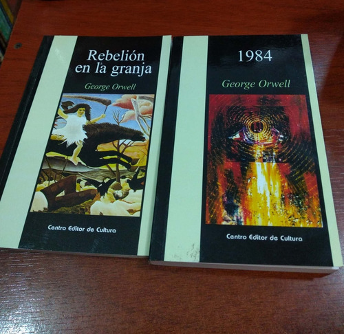 Lote X 2 Libros 1984 Rebelión En La Granja  Orwell Nuevos *