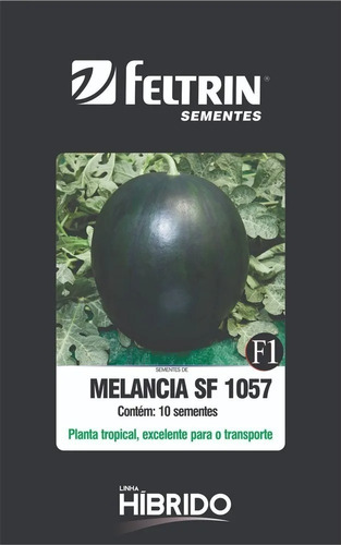 Sementes De Melancia Tropical - Sf 1057 - F1 - 10 Sementes