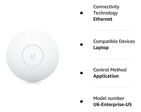 Ponto De Acesso Sem Fio Ubiquiti Unifi U6 Enterprise Us Mode