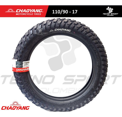 Imagen 5 de 9 de Llanta Moto Chaoyang 110/90 -17 Dakar 200 Akt Ttr Honda Xr