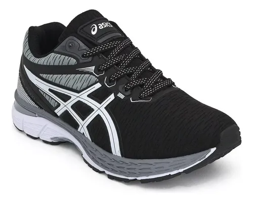 Tênis Asics Revelation Couro Corrida Caminhada Treino Barato