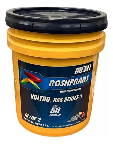 Aceite Roshfrans Sae 50 40 Monogrado Diesel Cubeta 19l