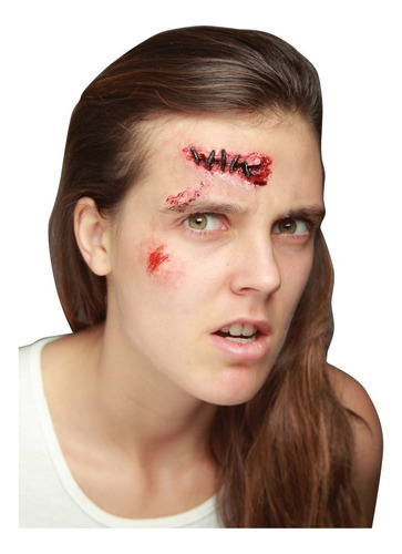Maquillaje Aplicación Herida Falsa De Puntadas Stitches