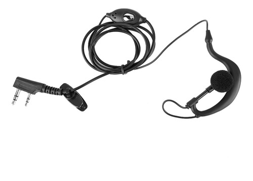Audífono Con Micrófono, Botón Ptt Para Walkie Talkie