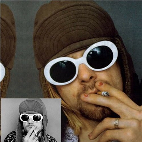Oculos Kurt Cobain Sol Nirvana Seattle Grunge Anos 90