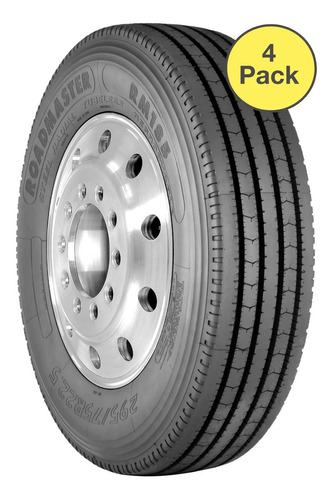 Paq 4 Llantas Roadmaster Rm185 11r24.5 149/146l 16pr Bsw 