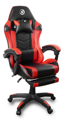 Silla Gamer Giratoria Goldtech Reclinable Posa Pies Gaming ®