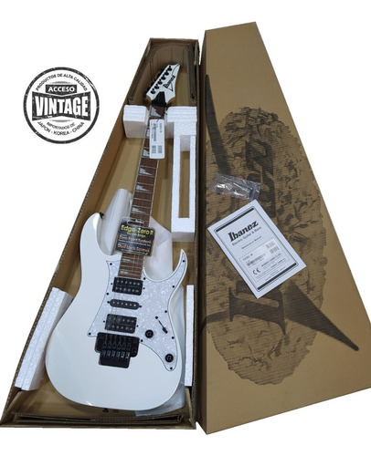 Ibanez Rg350 Wh Blanca (h-s-h), Guitarra Con Floid Rose