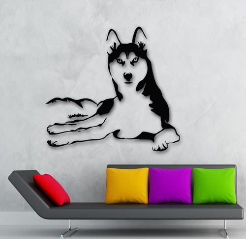 Vinilo Decorativo Perro Husky