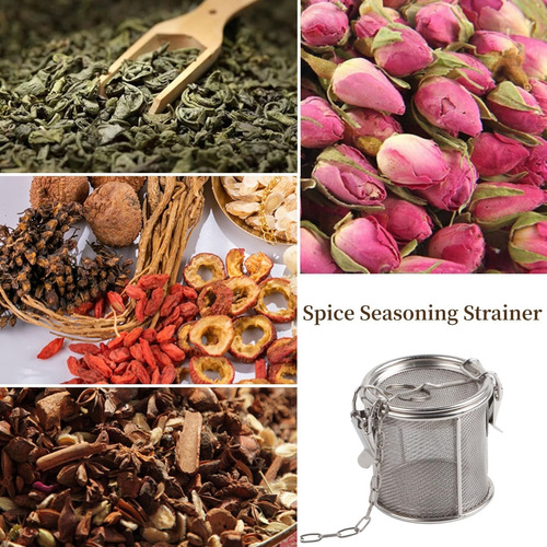 1 Colador De Té En Forma De Bola De Acero Inoxidable