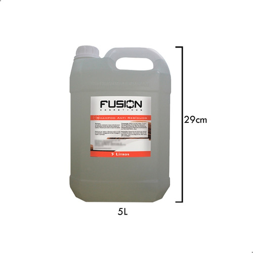 Shampoo De Galão Anti Resíduos Fusion 5l Direto Da Fábrica