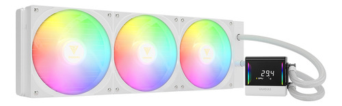 Refrigeración Liquida Gamdias Chione E4-420 Argb (blanco) Led Rgb