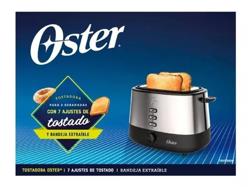 Tostadora Oster® 2 rebanadas en acero inoxidable TSSTTR500 - Oster