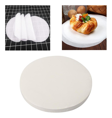 3 Rodajas De Papel Para Hamburguesas, 100 Piezas 25cm