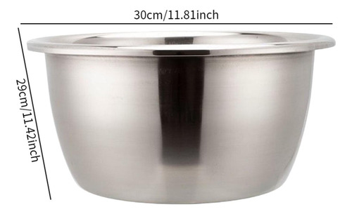 Recipiente De Acero Inoxidable Para 30 Centímetros