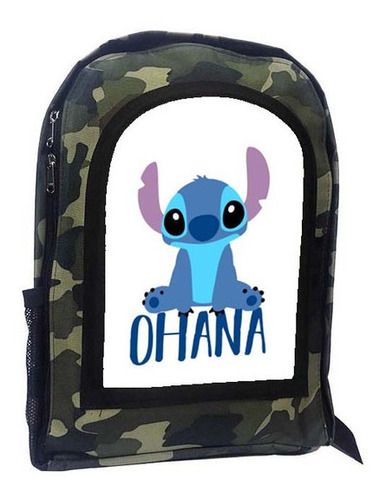 Mochila Camuflada Stitch A21