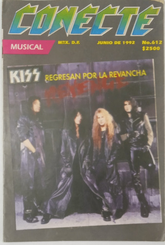 Revista Conecte Musical #612 Doble Portada Kiss / Caifanes 