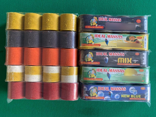Kit Com 10 Pacotes De Pastilhas Ideal Massas Carpa Cabeçuda