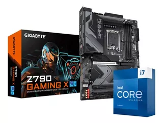 Kit Intel Core I7 13700k 13ª + Gigabyte Z790 D5 + 64gb Dd5