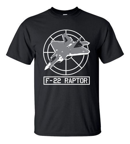 Playera Lockheed Martin F-22 Raptor Avion Guerra Arte M1642