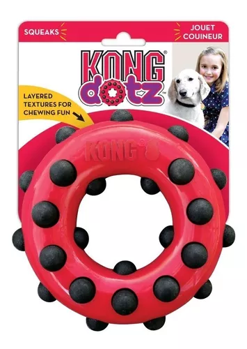 Kong Dotz Circle Grande Juguete Para Perro - $ 379