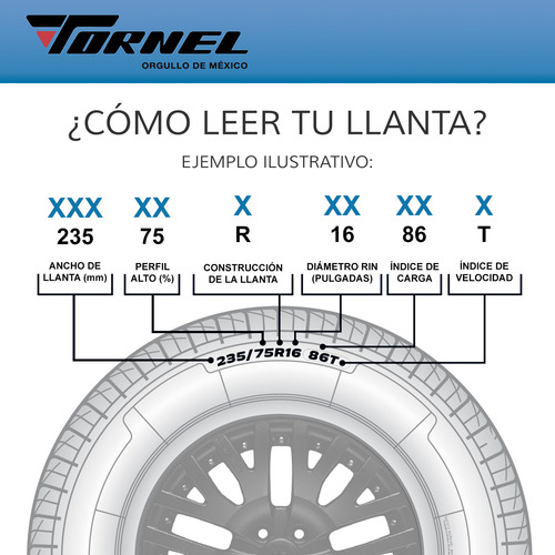 Paquete 2 Llantas 245/75r16 Tornel At09 6c Lt Ln Q