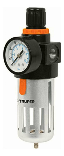 Truper Fire-1/4, Filtro Y Regulador De Aire, 1/4 Npt