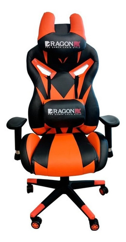 Silla Gamer Pro Gaming Chair Dragonfx Orange