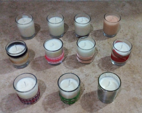 Velas Aromaticas Soja. Artesanales. Calidad. 70 Ml. F Y G Uy