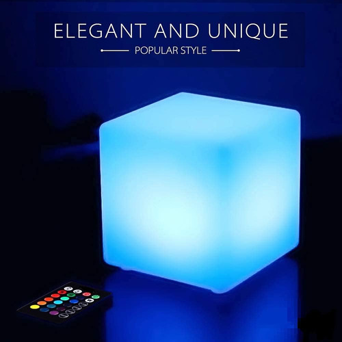 Luz Nocturna Led, Luz Nocturna Inalámbrica, Cubo Led Y Bola