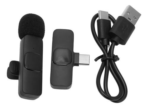 Mini Micrófono Lavalier, Micrófono De Solapa Inalámbrico Par