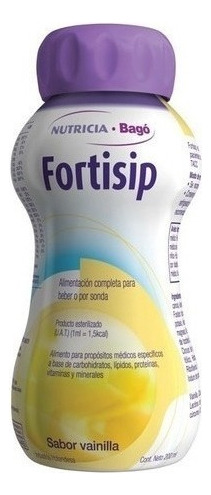 Fortisip Vitaminas Vainilla Botella 200ml Nutricia Bago