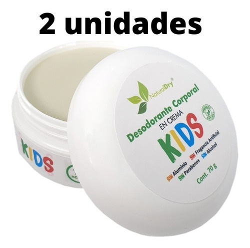 Desodorante Natural Unisex Para Niños - Kids mandarina