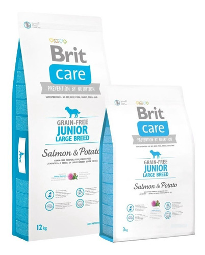 Brit Care Junior Large Breed Salmon 12kg Envio Gratis Razas