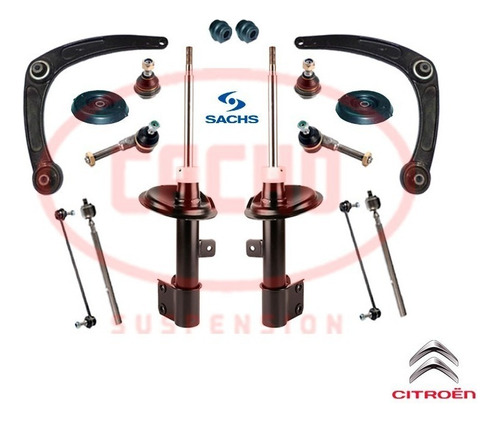 Kit Tren Delantero P/ Citroen C4 Completisimo Amortiguador X