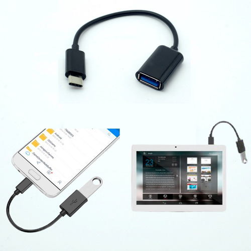 Imagen 8 de 10 de Cable Adaptador Usb Tipo C A Otg Usb I Caribe Sur Store®