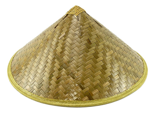 (a) Sombrero Oriental De Bambú De Paja, Ligero Y Cn