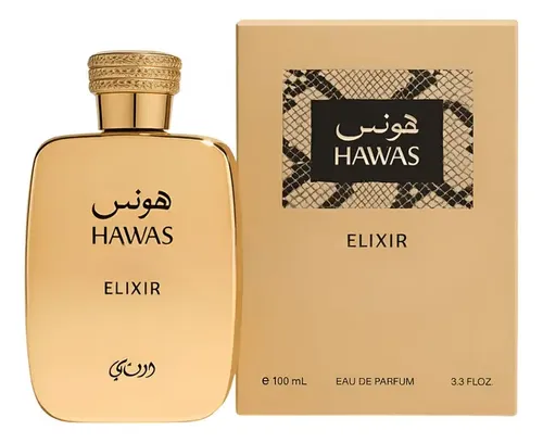 香水(男性用) RASASI HAWAS ELIXIR 100ml (100%) Perfume Masculino Rasasi Hawas Elixir EDP 100ml Notas Gourmand