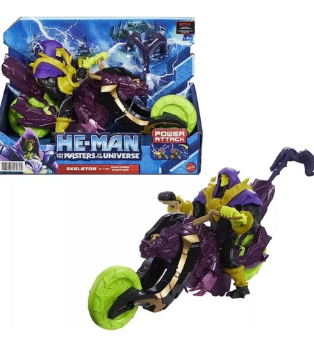 He-man Skeletor Con Moto Power Attack