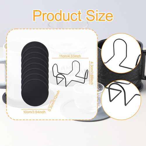 Posavasos De Silicona Resistentes Al Calor Para Con Soporte