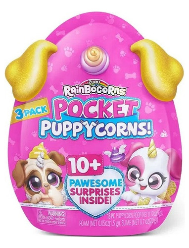 Rainbocorns Puppycorn Pocket Surpresa - Fun Divirta-se