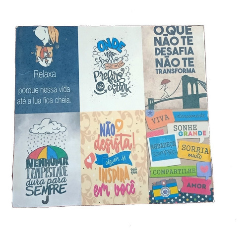 Imagem 6 de 6 de Porta Copos Frases 3