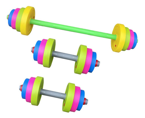 3 Pcs Niños Dumbbells Conjunto De Equipos De Entrenamiento