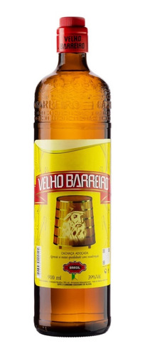 Cachaça Adoçada Velho Barreiro Garrafa 910ml