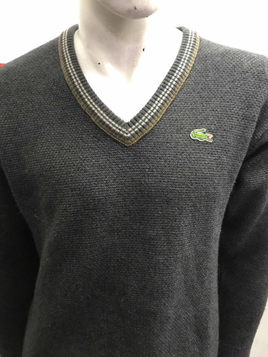 Sweater De Lana Lacoste Retro Vintage Talle 4