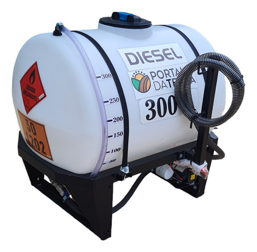 Tanque Abastecimento Diesel 300 Lts C/ Base E Bomba Mac 13